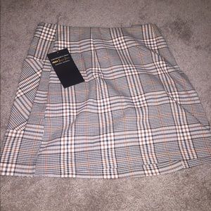 plaid skirt